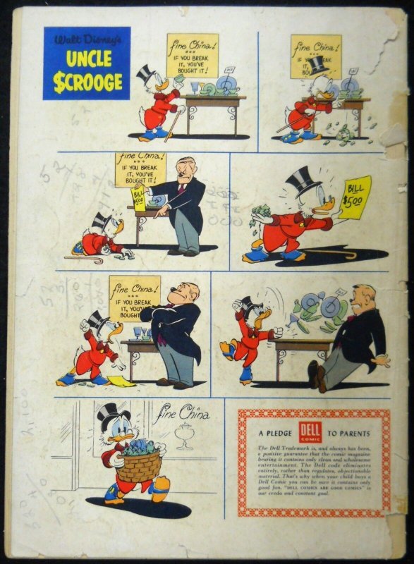 UNCLE SCROOGE #'s 16 & 17 WALT DISNEY DELL COMICS 1956 EARLY LOT