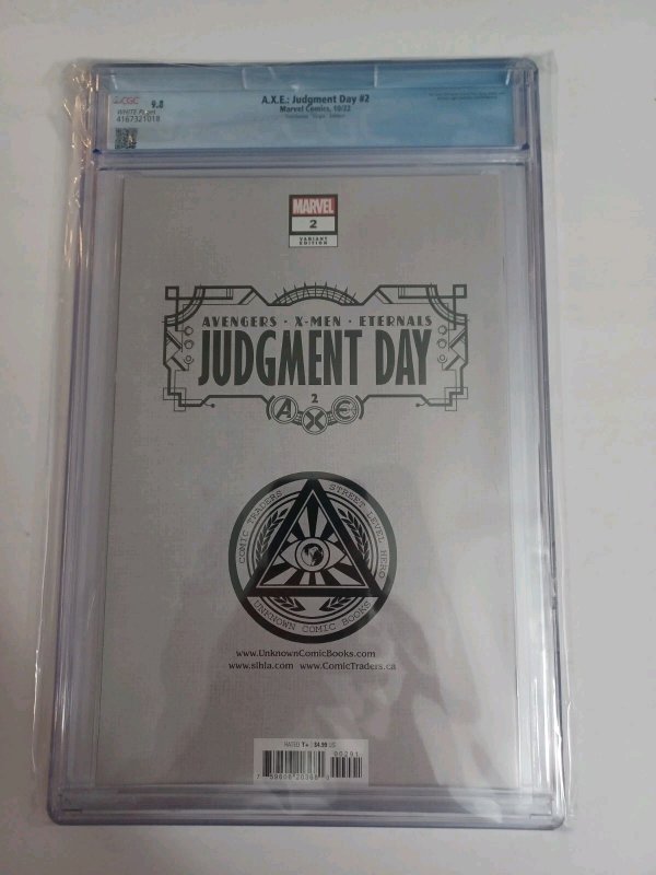 A.X.E. Judgment Day #2  Nakayama Virgin Variant - X-23 - 2022- CGC 9.8