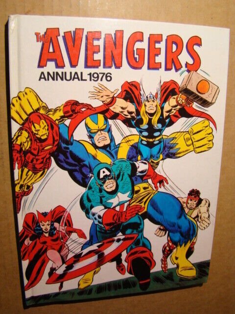 UK EDITION ANNUAL - AVENGERS 1976 *NM- 9.2* *RARE* HARDBACK THOR GIANT MAN