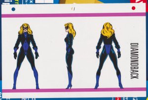 Official Handbook of the Marvel Universe Sheet- Diamondback