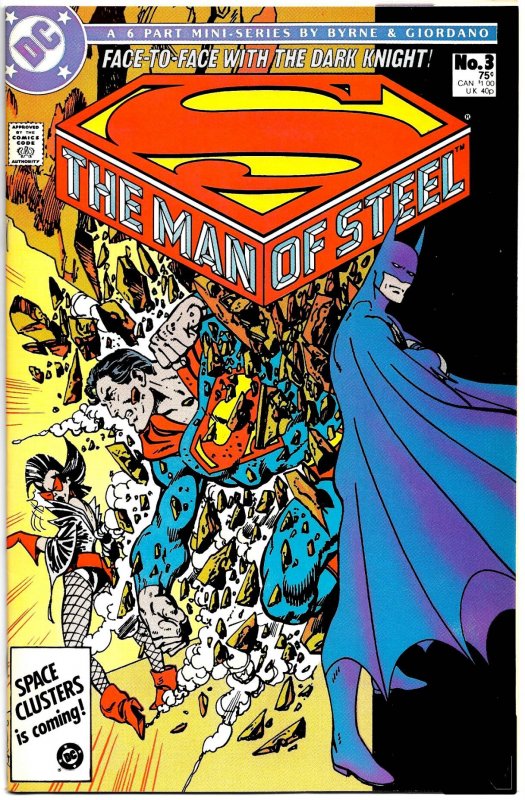 THE MAN OF STEEL #1 - 6 (1986) 8.5 VF+  Big S Reboot Mini-Series by John Byrne