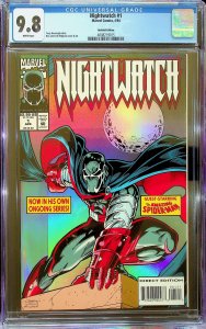 Nightwatch #1 Foil Cover (1994) - CGC 9.8 - Cert#4008219015
