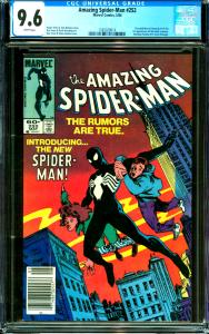 Amazing Spider-Man #252 CGC Graded 9.6. 1st Black Costume