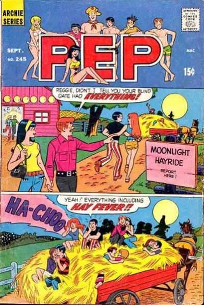 Pep Comics #245, Fine+ (Stock photo)