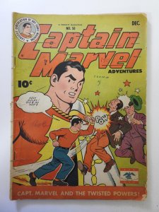 Captain Marvel Adventures #50 (1945) GD+ Condition see description