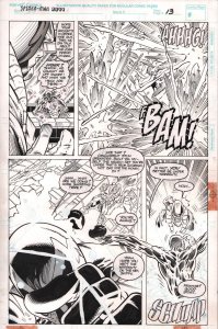 Spider-Man 2099 #? p.13 - Miguel Caught In Neuro-Net - 1990s