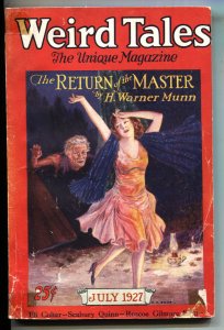 Weird Tales 7/1927-CC Senf-Seabury Quinn-weird menace pulp-g