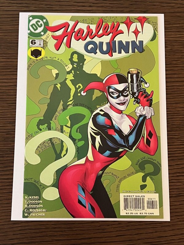 Harley Quinn #6 (2001). NM. Riddler app.