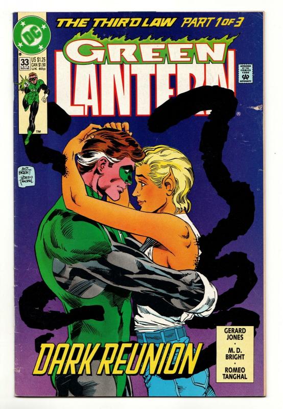 Green Lantern #33 (DC, 1992) VG-