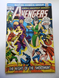 The Avengers #114 (1973) VG Condition moisture stain bc