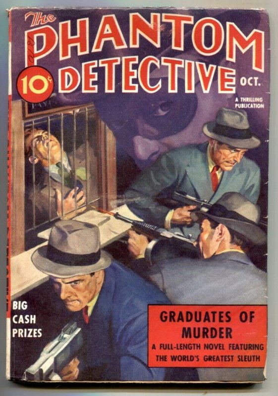 Phantom Detective Pulp October 1938- Graduates Of Murder