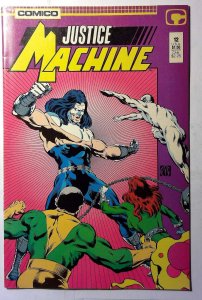 Justice Machine #12 (1987) Comico Comics 1st Print Comic Book