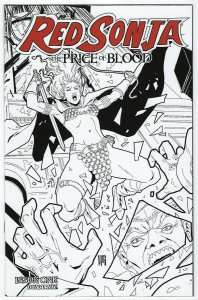 Red Sonja Price Of Blood # 1 Geovani 1:15 Variant Dynamite NM