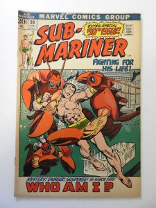 Sub-Mariner #50 (1972) VG/FN Condition! small tape pull front/back cover