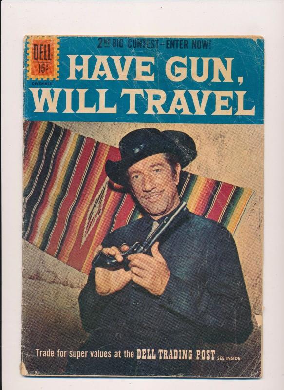 Dell Western Comics HAVE GUN WILL TRAVEL (Photo Cover) #11 Good 1961 (B21) 