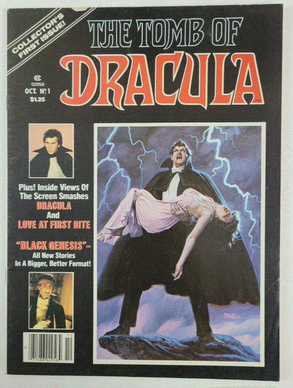 Tomb of Dracula Vtg 1979 Horror Monster Magazine #1 Black Genesis Stan Lee NoML