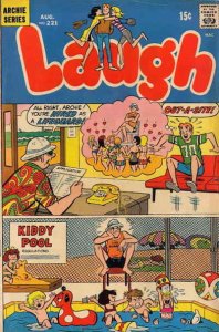 Laugh Comics #221 GD ; Archie | low grade comic August 1969 Lifeguard Cover