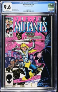 New Mutants #34 (12/85) Graded CGC 9.6