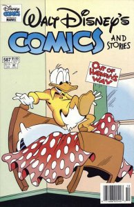 Walt Disney's Comics and Stories #587 (Newsstand) VF ; Marvel | Donald Duck