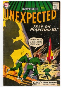 Unexpected (1956) #41 VG-, Space Ranger, Trap on Planetoid 10!