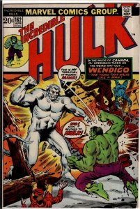 The Incredible Hulk #162 (1973) 1st Wendigo!