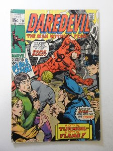 Daredevil #70 (1970) VG- Condition moisture stain