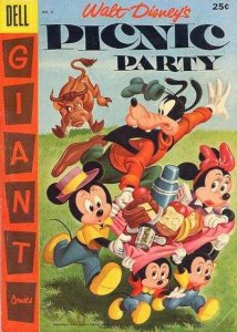 Dell Giant Comics: Picnic Party   #8, Good+ (Stock photo)