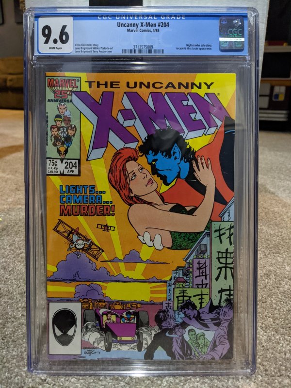 The Uncanny X-Men #204 (1986) CGC 9.6