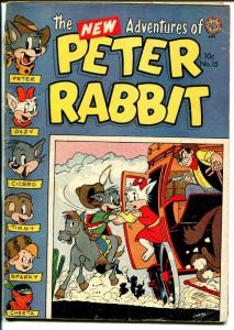 Peter Rabbit #15 1952-Avon-new art-western theme-VG