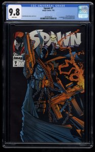 Spawn #7 CGC NM/M 9.8 White Pages