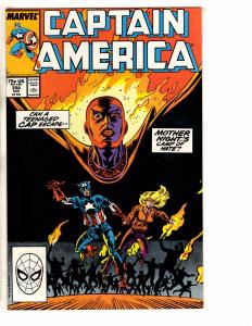 9 Captain America Marvel Comic Books # 351 352 353 354 355 356 357 358 343 J274