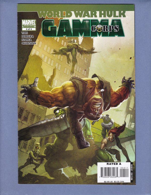 World War Hulk Gamma Corps #4 VG Marvel 2008