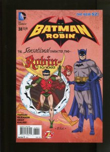 BATMAN AND ROBIN #38 (9.2 OR BETTER) VARIANT!