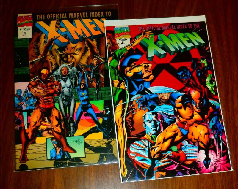 Official Marvel Index to the X-Men (vol. 2, 1994) #2,4 (set of 2)