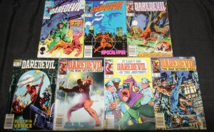 DAREDEVIL COMIC LOT 7PC VF-NM 