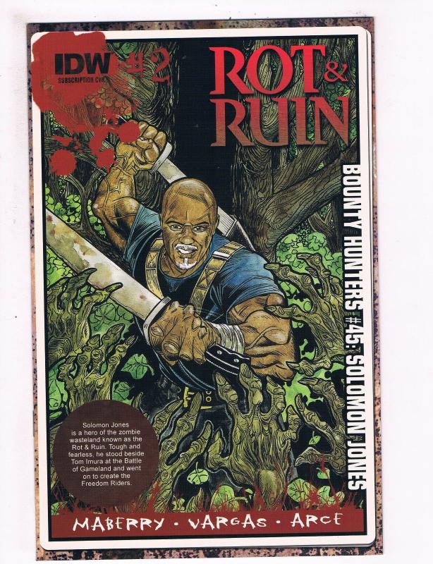 Rot & Ruin # 2 NM 1st Print Variant Cover IDW Comic Book Maberry Vargas Arce S67