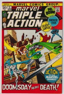 Marvel Triple Action #3 (1972) Fantastic Four