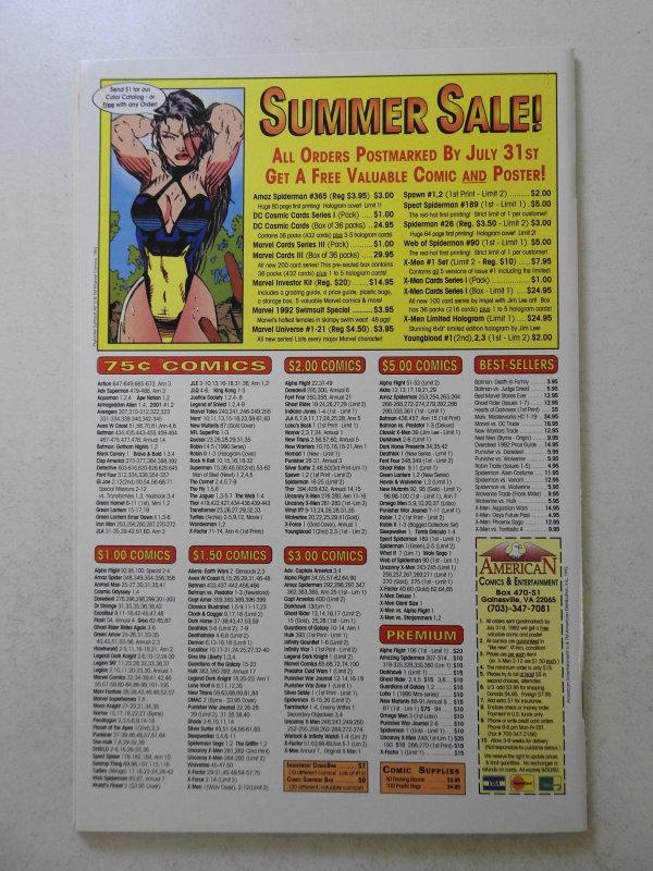 The Amazing Spider-Man #365 Direct Edition (1992) 30th Anniversary Special! VF!!