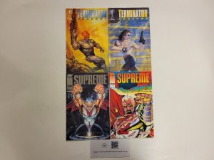 4 Image Dark Horse Comics #1 2 Supreme + #1 3 Terminator Endgame 22 TJ9