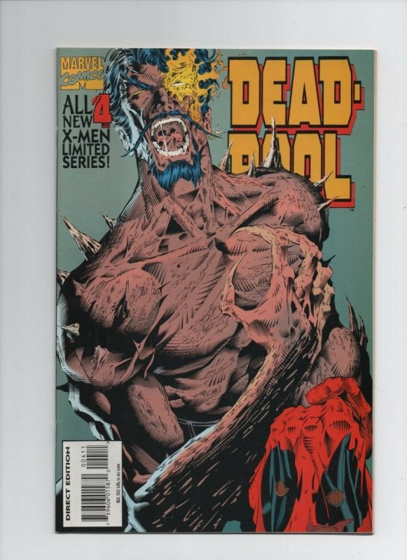 Deadpool #4 - Limited X-Men Series - 1994 (Grade 7.0) WH