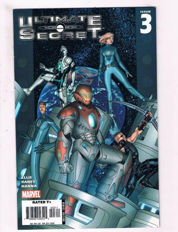 Ultimate Secrets # 3 NM Marvel Comic Books Iron Man Captain America Thor!!!! SW6