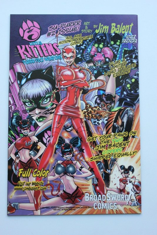 3 Little Kittens: Purrr-Fect Weapons #1 (2002) 391/500 NM