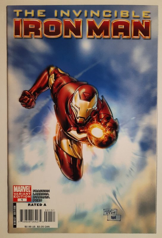 Invincible Iron Man #1 Billy Tan Variant (2008)