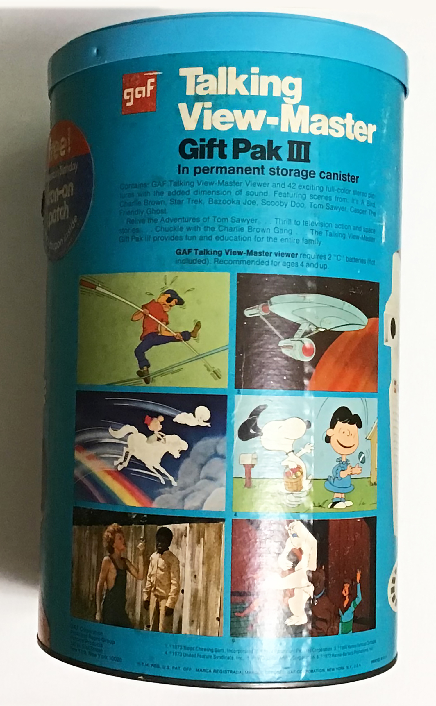 GAF Talking View-Master Gift Pak III, works, 2 reels