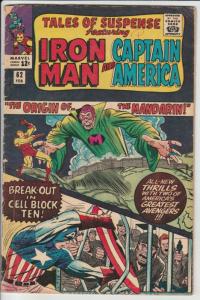 Tales of Suspense #62 (Feb-65) VG Affordable-Grade Iron Man, Captain America