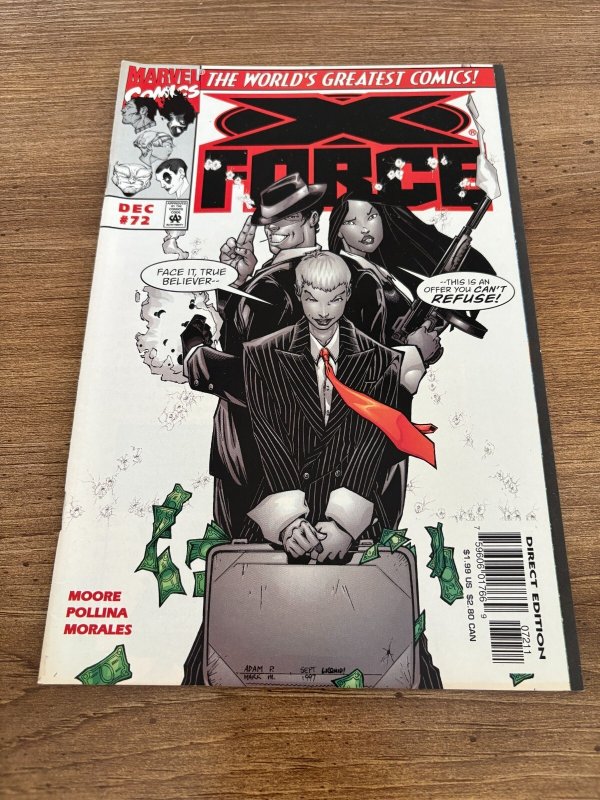 Lot Of 5 X-Force Marvel Comic Books # 70 71 72 73 74 VF-NM X-Men 10 J456