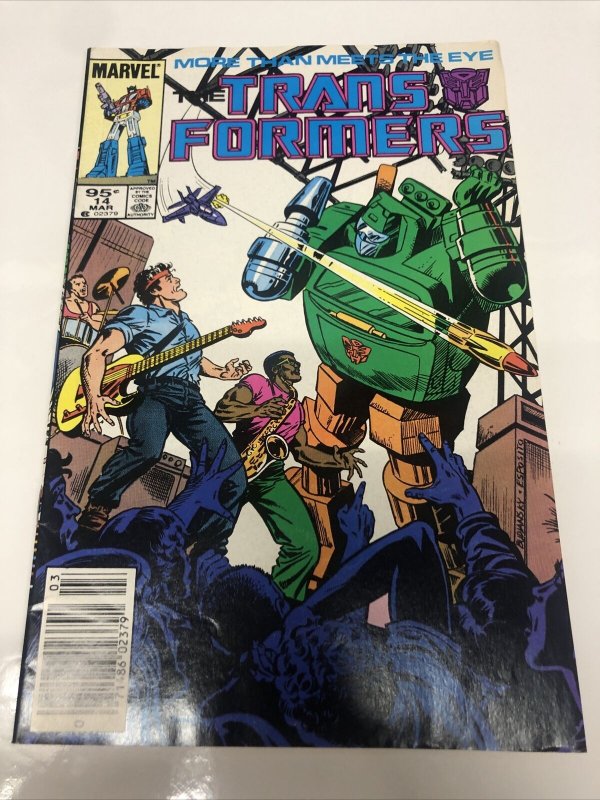 The Transformers (1986) # 14 (FN) Canadian Price Variant • CPV • Bob Budiansky