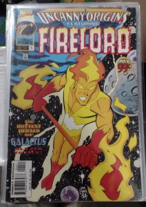 UNCANNY ORIGINS - FIRELORD # 4  1996 MARVEL HERALD OF GALACTUS COSMIC POWERS