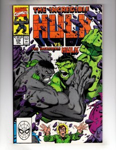 The Incredible Hulk #376 (1990) HULK vs HULK! Dale Keown!   / ECA7x