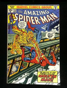 Amazing Spider-Man #133 Molten Man Appearance!